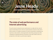 Tablet Screenshot of jesseheady.com